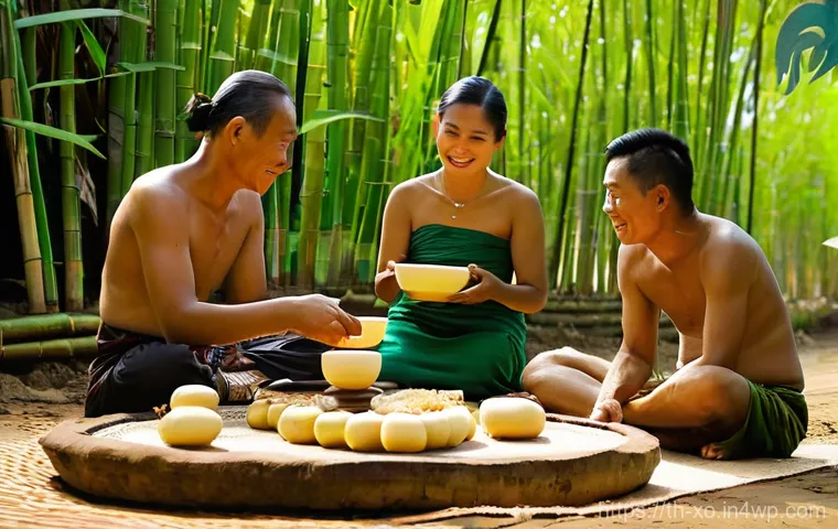 전통주 브랜드의 향후 전망 - **Prompt 1: Traditional "U" Ceremony in a Northern Thai Village**
    "A vibrant, authentic scene in...